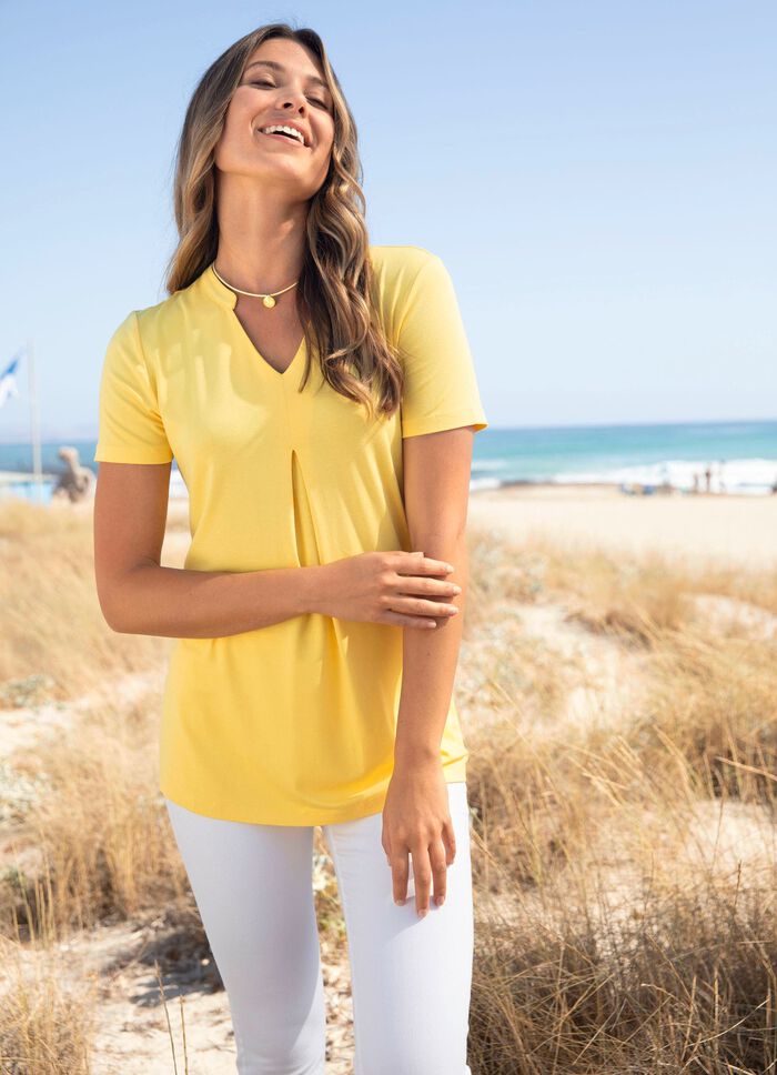 Enf&auml;rgad skjorttunika 