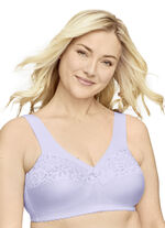 Glamorise st&ouml;d-bh med broderad spets LILA