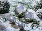 Rostfria kulor, set om 4 SILVER GLANS
