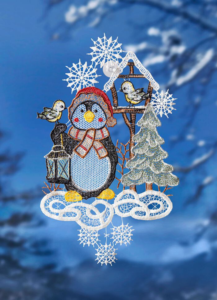 F&ouml;nsterbild "Pingvin" 