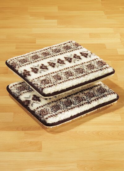 Stolsdyna, 2-pack, i ren ny ull fr&aring;n Licardo 