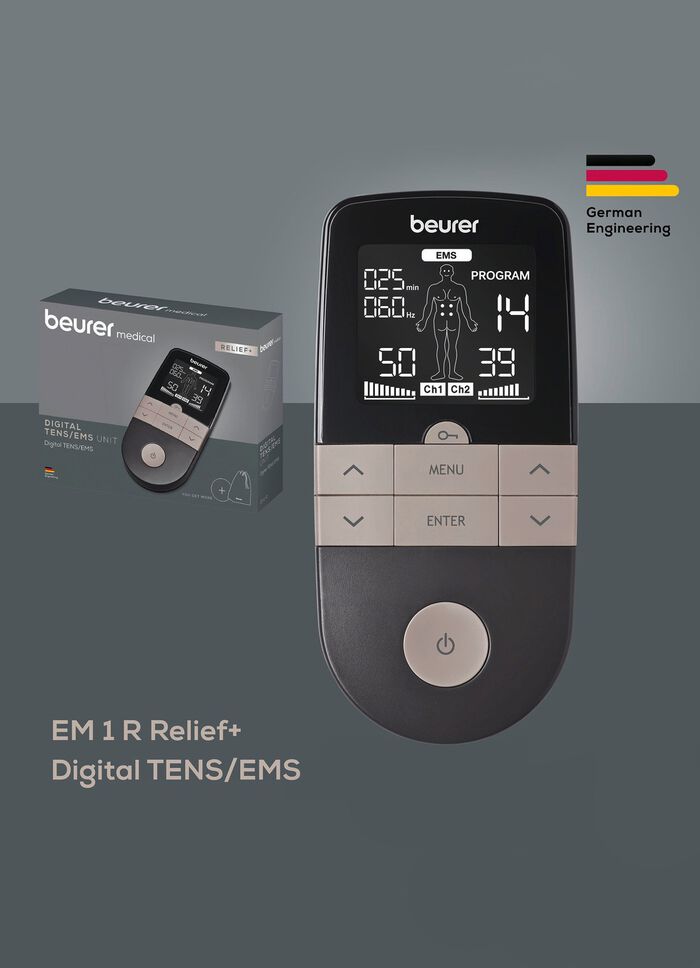 TENS/EMS-kombinationsapparat Relief + 