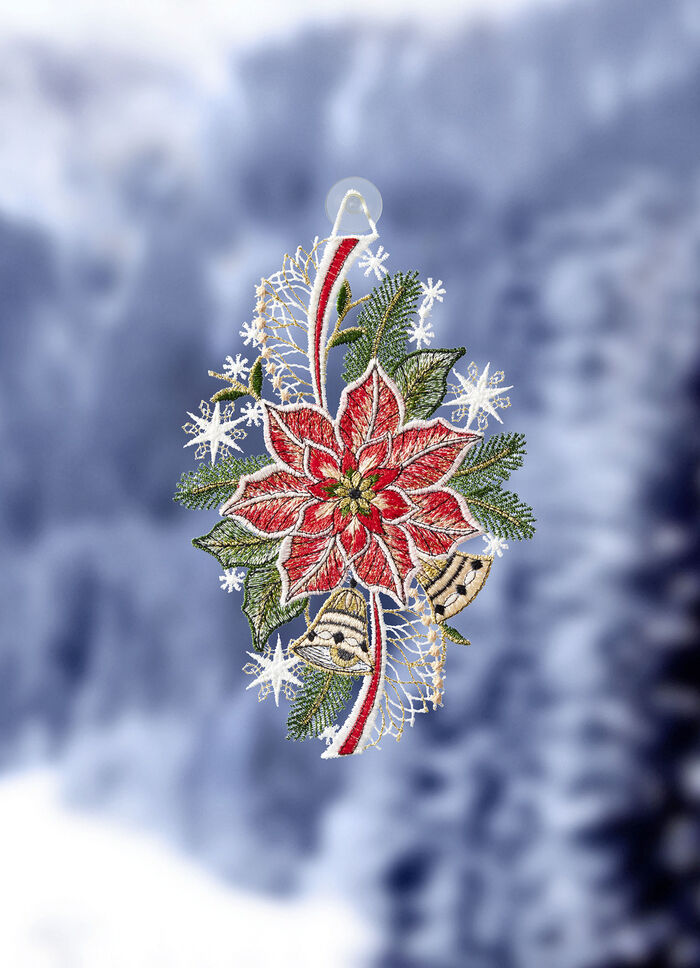 Fönsterbild gjord av äkta Plauenspets 