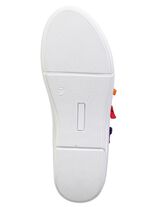 Andrea Conti tofflor med f&auml;rgglada, dekorativa elastiska band 