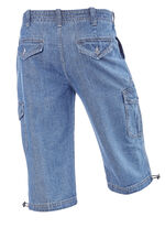 Denim Bermudashorts med cargofickor i 3 färger, 