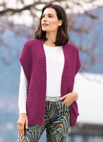 Stickad v&auml;st med alpacka 