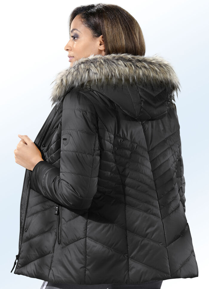 Jacka i 2 färger SVART