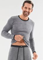 Trepack l&aring;ng&auml;rmade pulloverjackor med randig design 