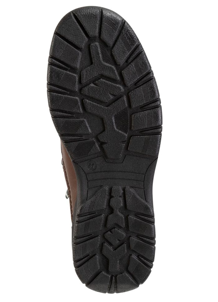 GINO GALANTE, fodrade herrst&ouml;vlar, vinterskor, med lammskinn KASTANJ