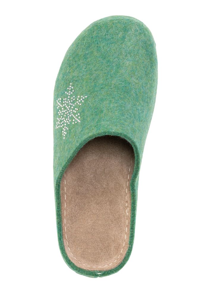 Laurina tofflor med smarta nitar KARIBISKT GR&Ouml;NT