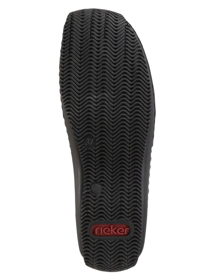 Rieker, klassiska damtofflor, med dragkedja 