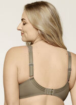 LingaDore bygel-bh med elastisk spets OLIV