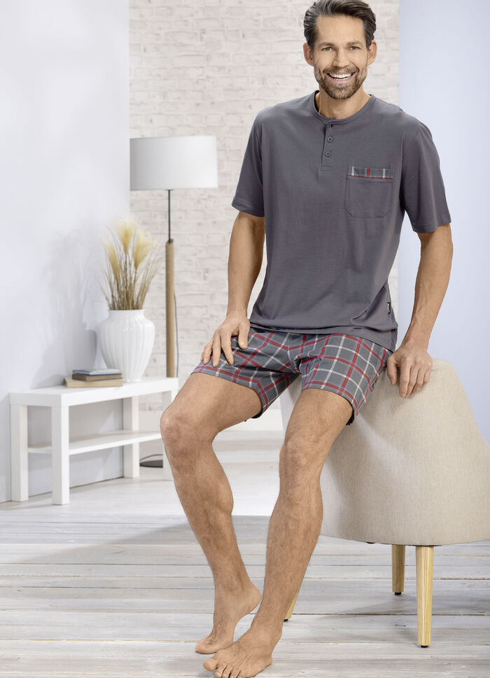 Tvåpack shorts med knappar framtill, 