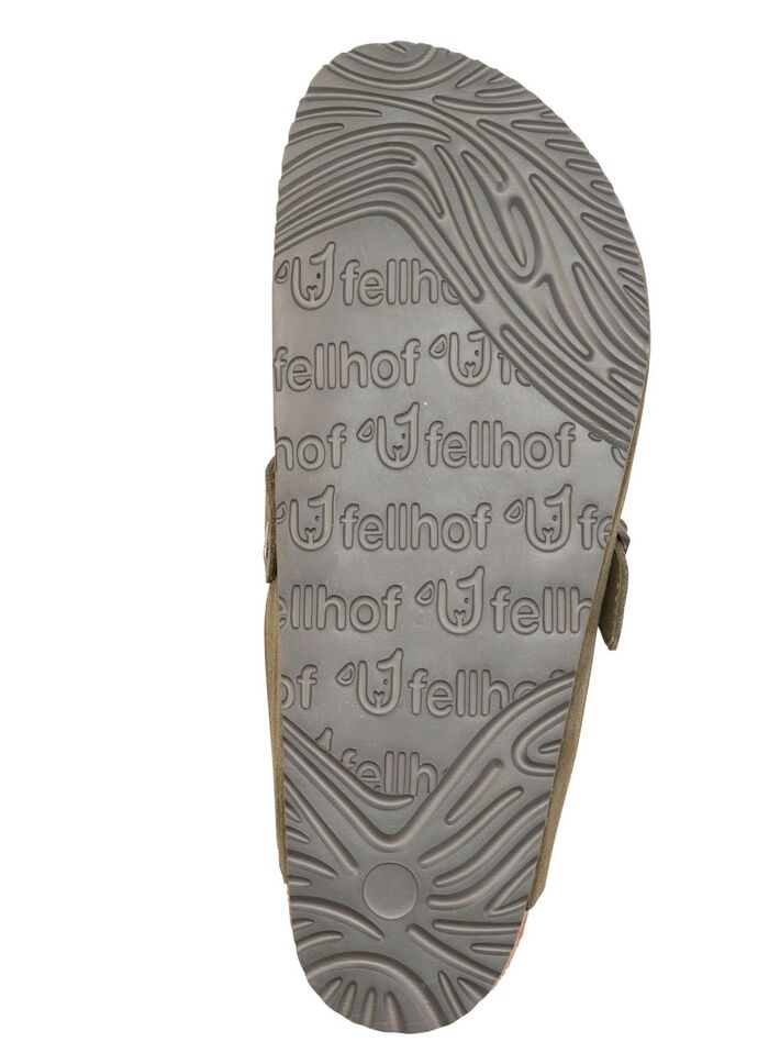 Fodrade herrtr&auml;skor med lammskinn OLIV