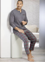 Tvåpack pyjamas med knappar framtill, 