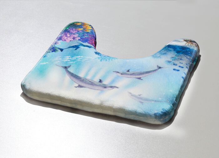 Fantastiskt badrumsset i barfota-mjuk kvalitet 