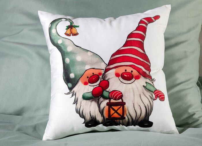 Gnome kuddfodral med dragkedja 