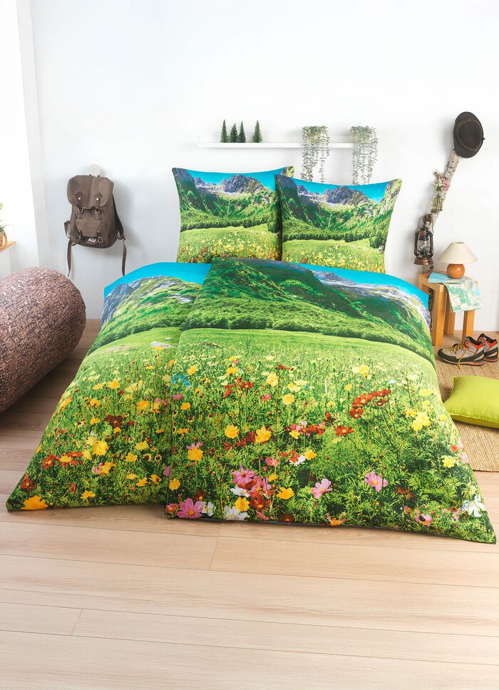 Partner-s&auml;ngkl&auml;der med vacker panoramautsikt, 4 delar 