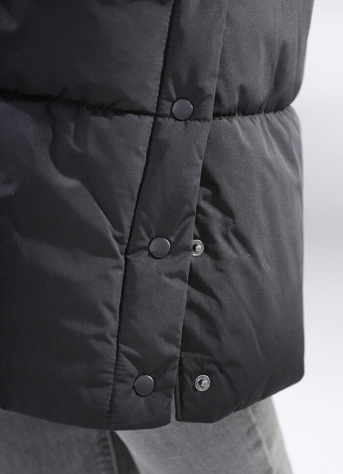 Dunkappa med fast huva 