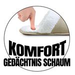 Plyschiga tofflor i mocka-look 