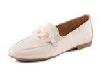 Remonte loafers med trendig dekorativ kedja BEIGE