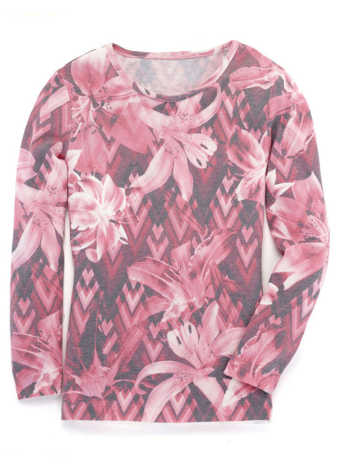 Tröja i mjuk flytande kvalitet HUMMER-MULTIKULÖR