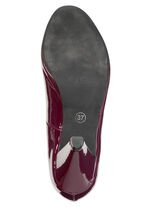 Andrea Conti, eleganta dampumps, tillverkade av glänsande lackmaterial, 