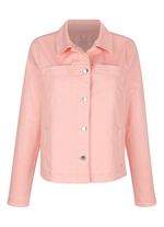 jeansjacka med stiltypiska s&ouml;mmar 