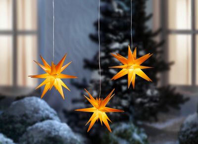 LED-stj&auml;rna, 3 delar, med timerfunktion 