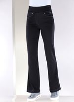 Yogajeans med utsv&auml;ngda ankelvidder 