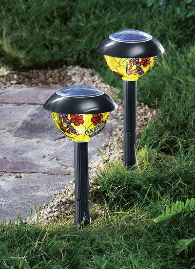 Tiffany solcellslampor, set om 2, , large