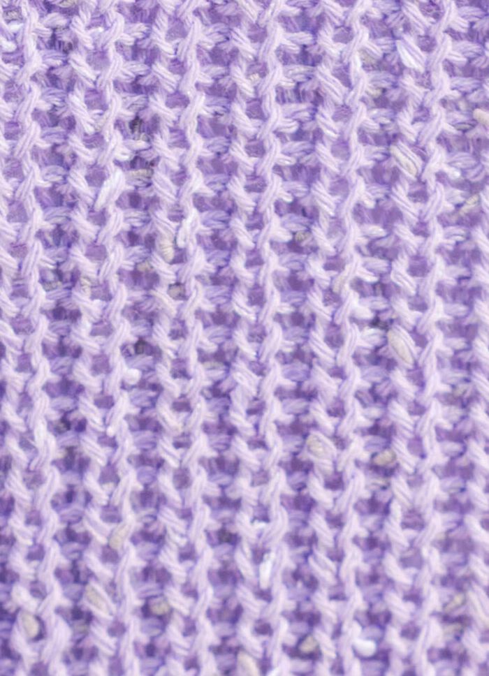 Kofta i garn med melerad effekt 