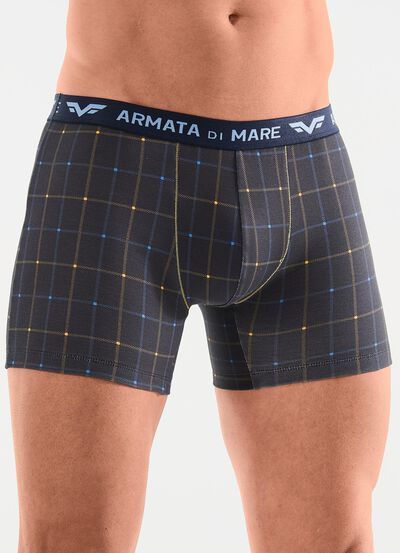 Fyrapack rutiga byxor 