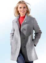 Jacka med st&aring;-/nedvikt krage 