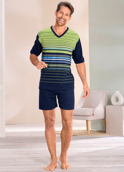 Shorts med V-ringning 