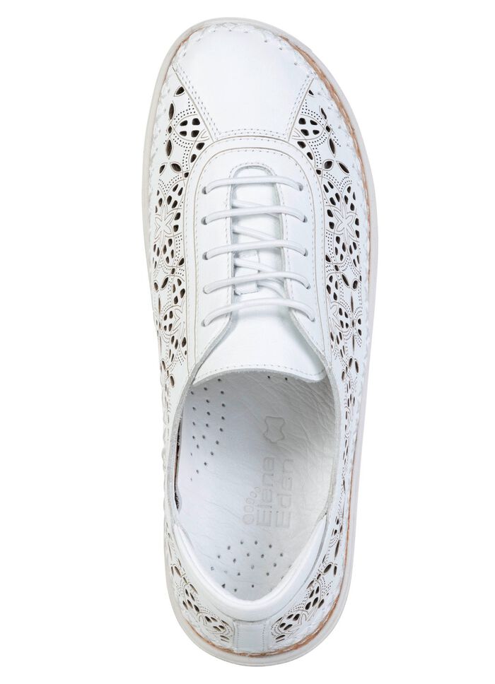 ELENA EDEN, somriga damskor med sn&ouml;rning, vidd H, med uttagbar fotb&auml;dd 