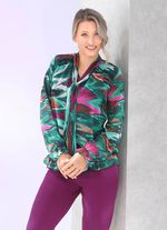 Blus med V-slits och knytband 