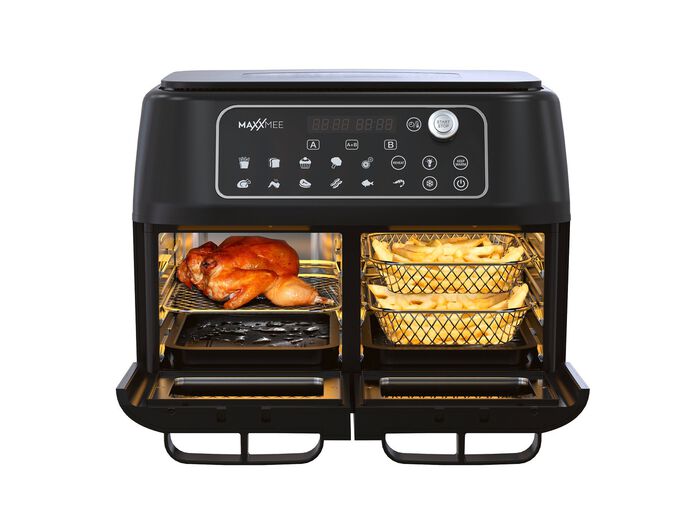 Dubbelkammarfrit&ouml;s: 2 r&auml;tter - klara samtidigt! 