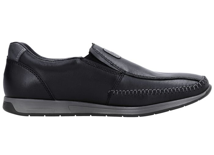 Rieker tofflor av nappal&auml;der SVART