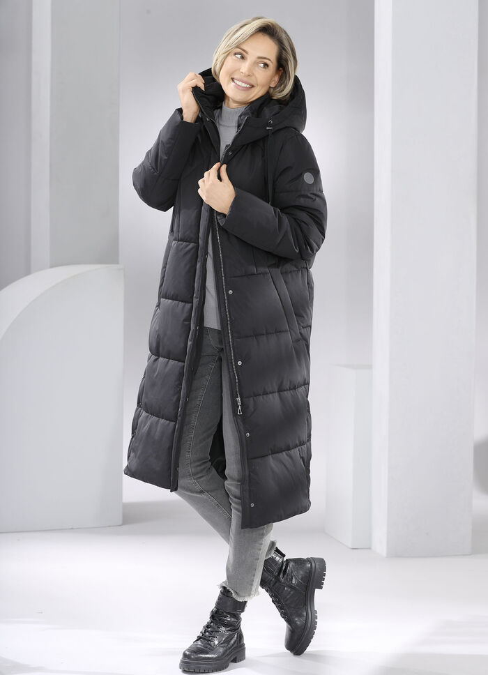 Dunkappa med fast huva 