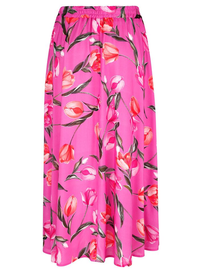 Kjol med blomm&ouml;nster 