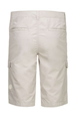 Bermudashorts med cargofickor i 3 färger BEIGE