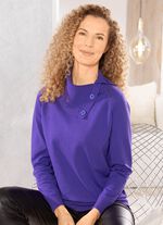 Pullover med variabel krage 