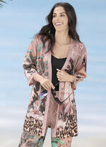 Laurina blusjacka med briljant färgtryck 