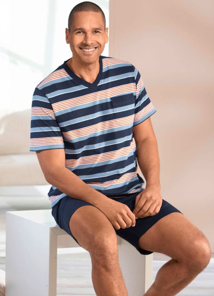 Tv&aring;pack V-ringade shorts 