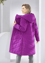 Kort kappa tillverkad av återvunna fibrer CYKLAMEN