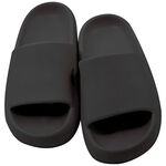 Molntofflor relaxvital med ribbad sula SVART