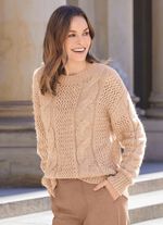 Tr&ouml;ja med alpackam&ouml;nster 