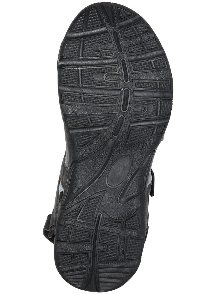 Vandringssandal med tre praktiska kardborreband 