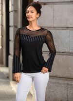 Skjorttunika med nitdekoration 